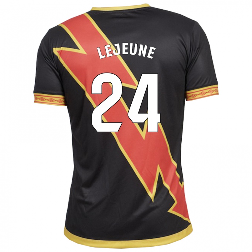 Bambino Maglia Florian Lejeune #24 Nero Kit Gara Away 2023/24 Maglietta