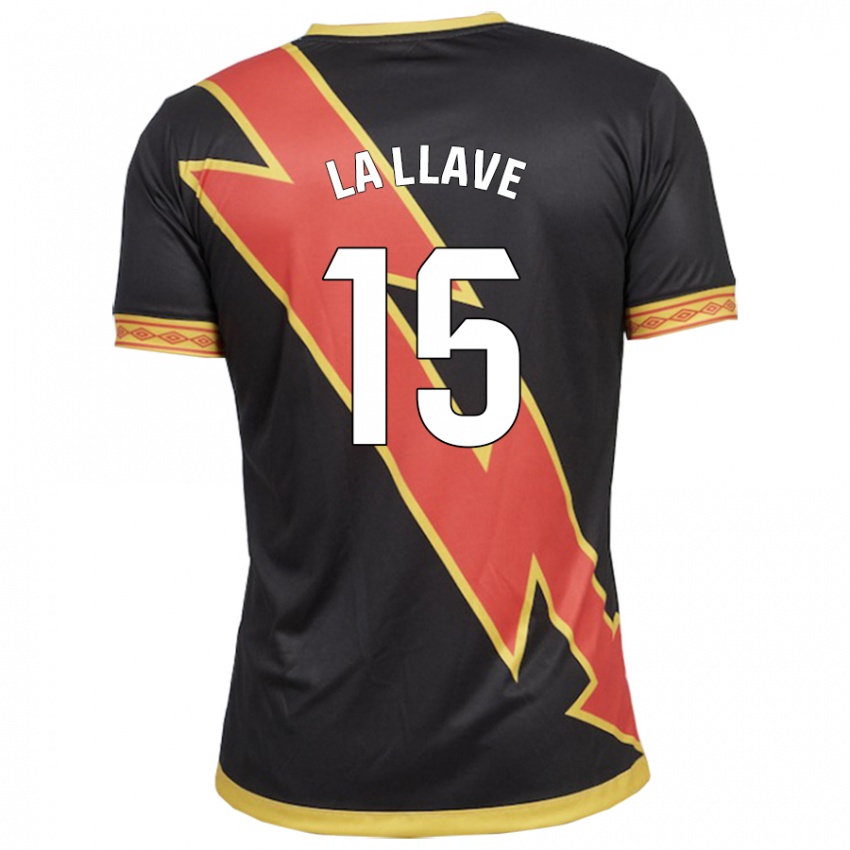 Bambino Maglia Kevin De La Llave #15 Nero Kit Gara Away 2023/24 Maglietta