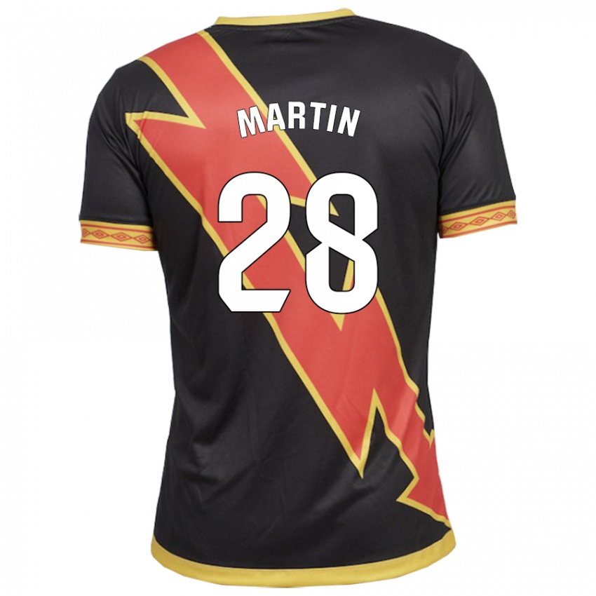 Bambino Maglia Pablo Martín #28 Nero Kit Gara Away 2023/24 Maglietta