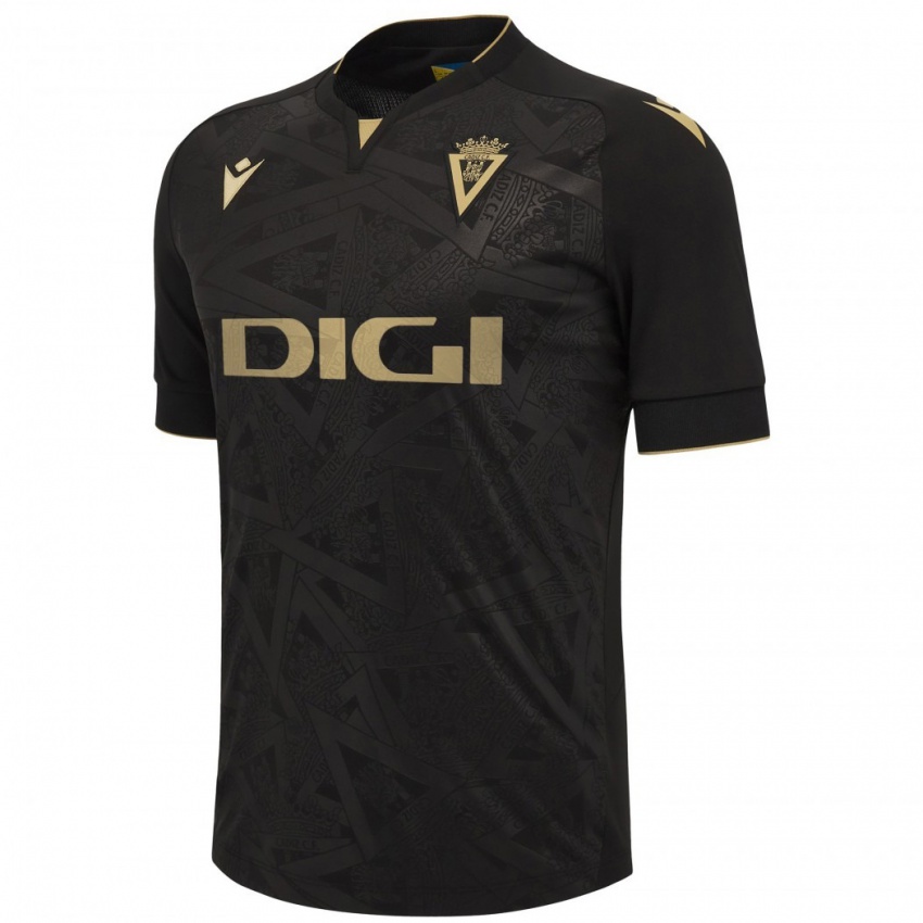 Bambino Maglia Sandra Fernández León #12 Nero Kit Gara Away 2023/24 Maglietta