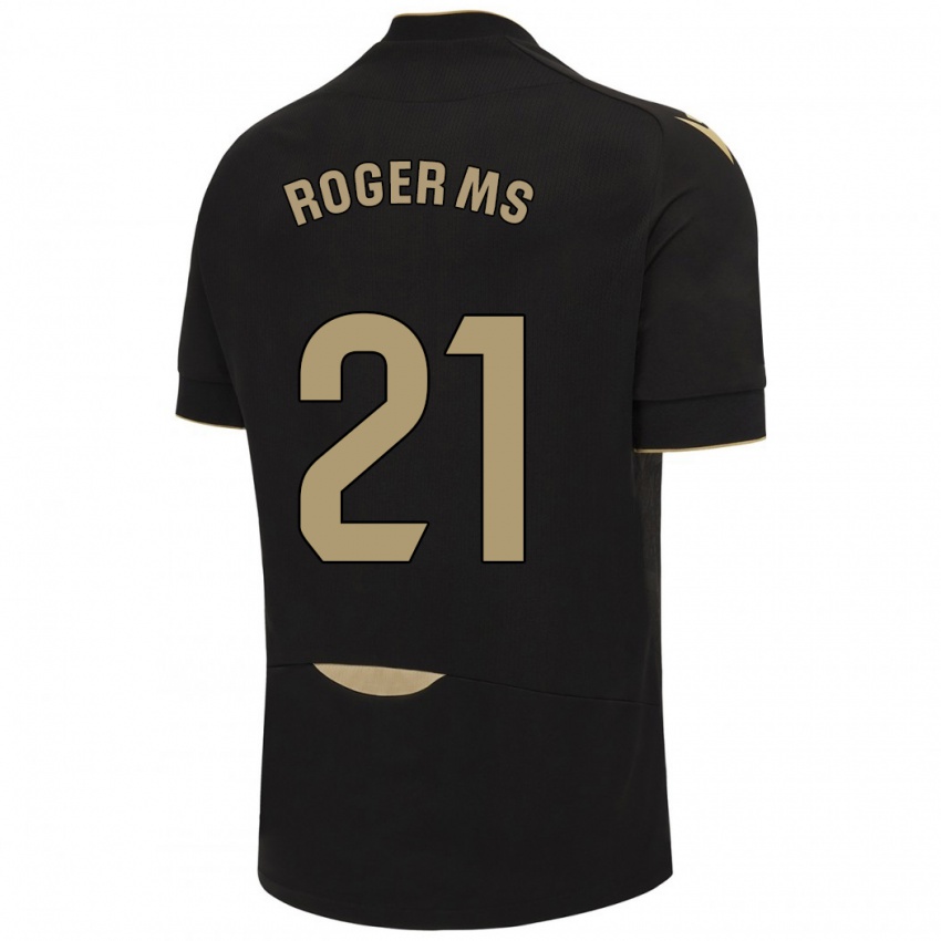 Bambino Maglia Roger Martí #21 Nero Kit Gara Away 2023/24 Maglietta