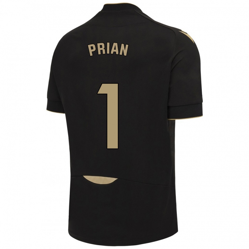 Bambino Maglia Ana María Prián Pereira #1 Nero Kit Gara Away 2023/24 Maglietta