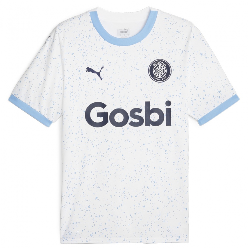 Bambino Maglia Júlia Vilardell #9 Bianco Kit Gara Away 2023/24 Maglietta