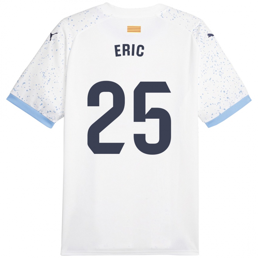 Bambino Maglia Eric Garcia #25 Bianco Kit Gara Away 2023/24 Maglietta