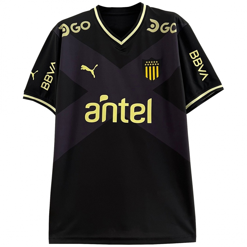 Bambino Maglia Il Tuo Nome #0 Nero Kit Gara Away 2023/24 Maglietta