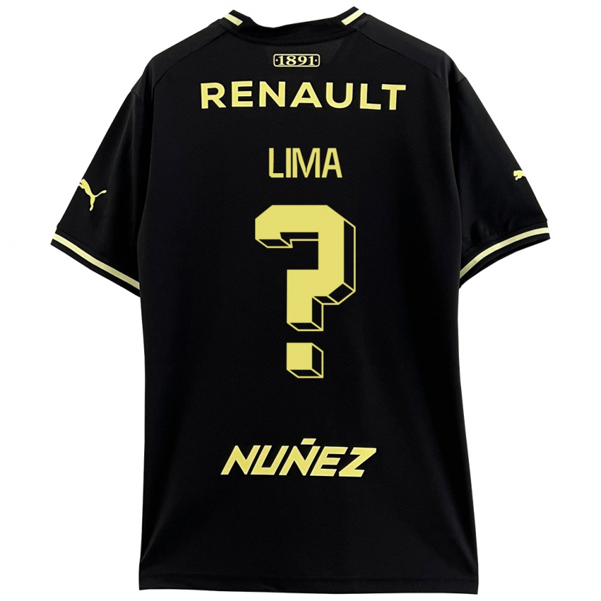 Bambino Maglia Jhonatan Lima #0 Nero Kit Gara Away 2023/24 Maglietta