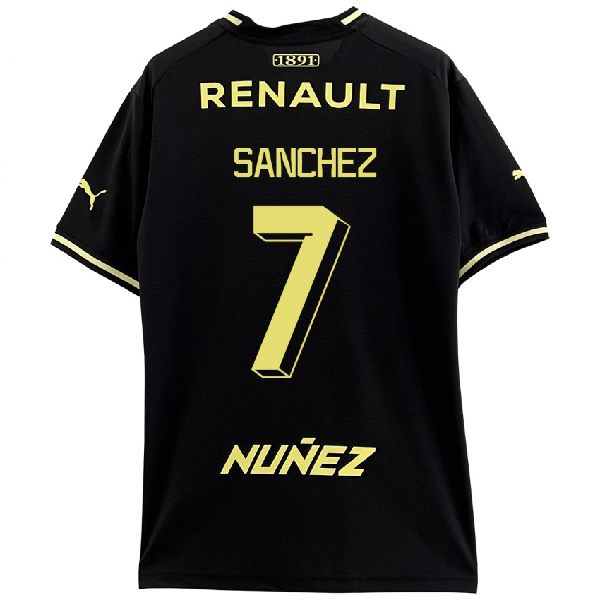 Bambino Maglia Carlos Sánchez #7 Nero Kit Gara Away 2023/24 Maglietta