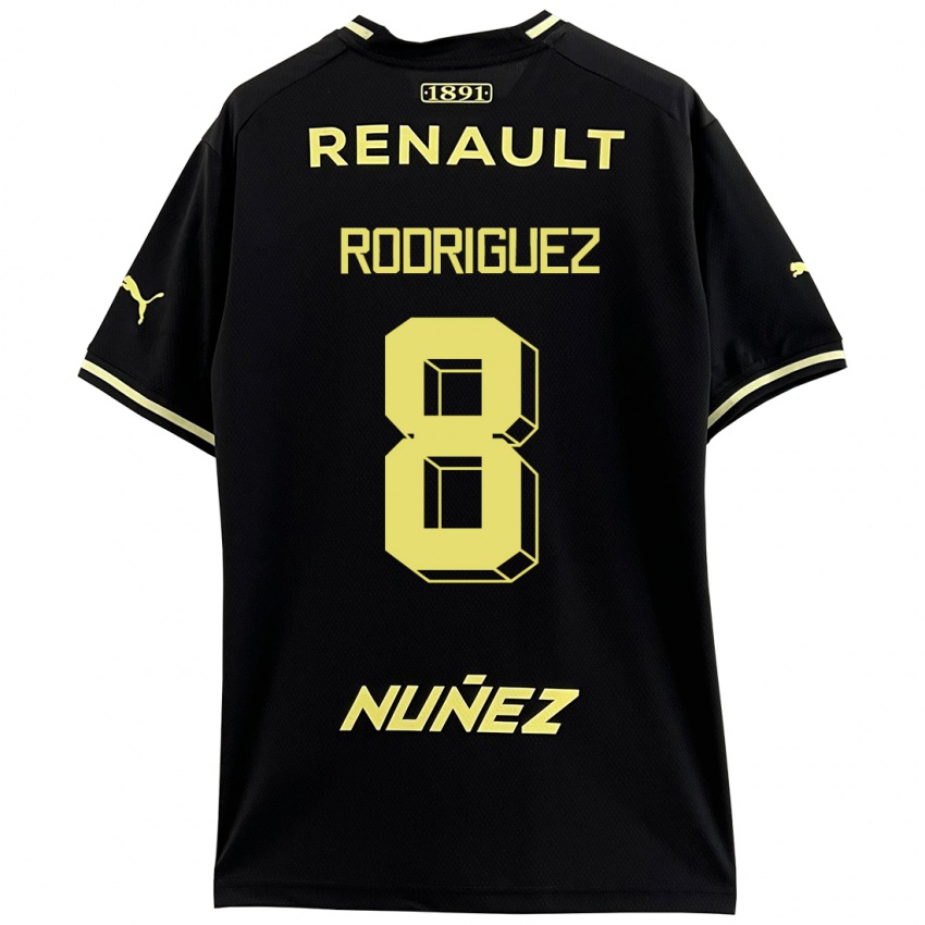 Bambino Maglia Sebastián Rodríguez #8 Nero Kit Gara Away 2023/24 Maglietta