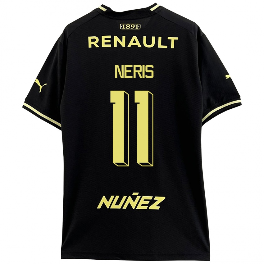 Bambino Maglia José Neris #11 Nero Kit Gara Away 2023/24 Maglietta