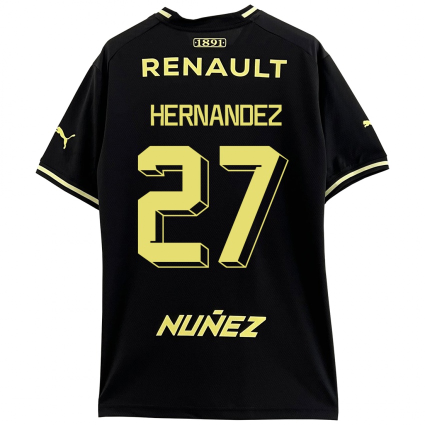 Bambino Maglia Lucas Hernández #27 Nero Kit Gara Away 2023/24 Maglietta