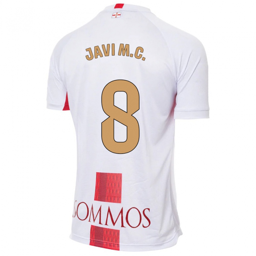 Bambino Maglia Javi Martínez #8 Bianco Kit Gara Away 2023/24 Maglietta