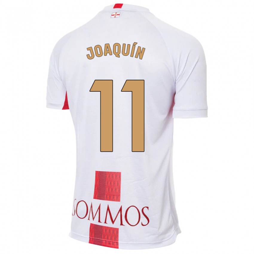 Bambino Maglia Joaquin Munoz #11 Bianco Kit Gara Away 2023/24 Maglietta