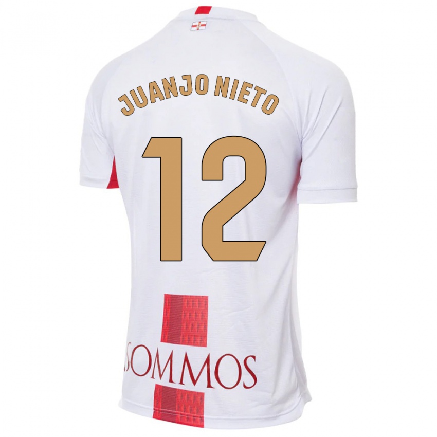 Bambino Maglia Juanjo Nieto #12 Bianco Kit Gara Away 2023/24 Maglietta