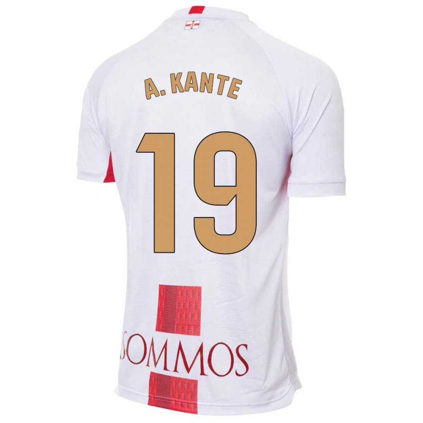 Bambino Maglia Abou Kanté #19 Bianco Kit Gara Away 2023/24 Maglietta