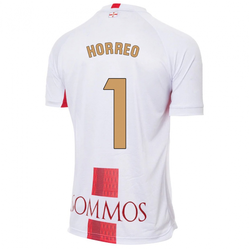 Bambino Maglia Berto Hórreo #1 Bianco Kit Gara Away 2023/24 Maglietta