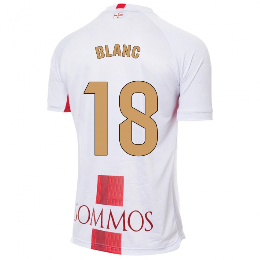 Bambino Maglia Laia Blanc #18 Bianco Kit Gara Away 2023/24 Maglietta