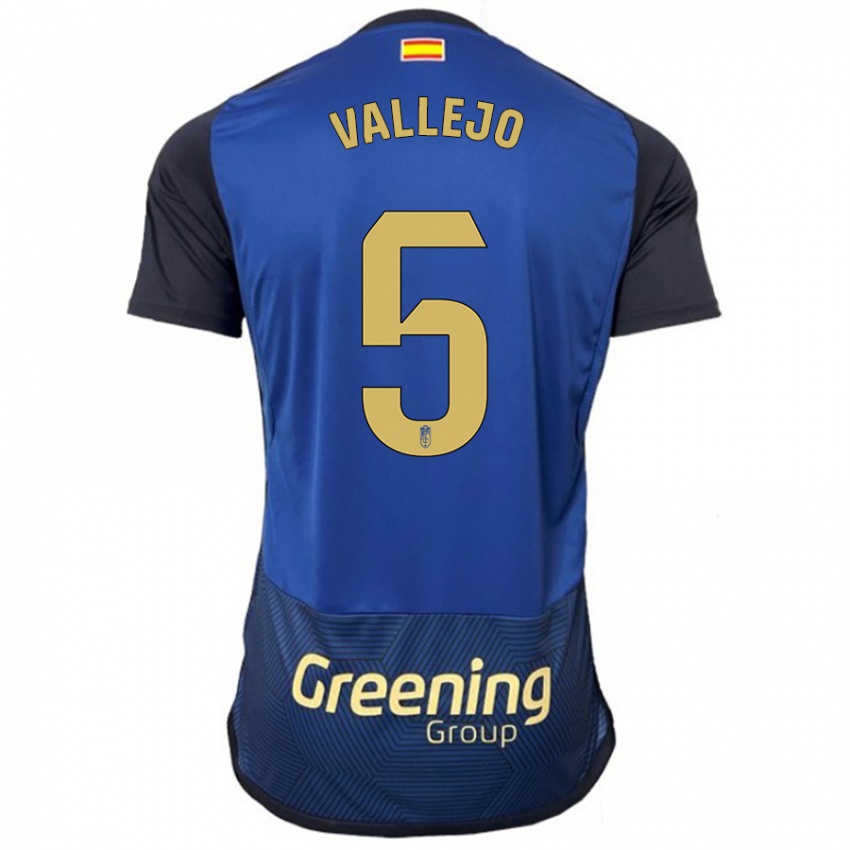 Bambino Maglia Jesus Vallejo #5 Marina Militare Kit Gara Away 2023/24 Maglietta