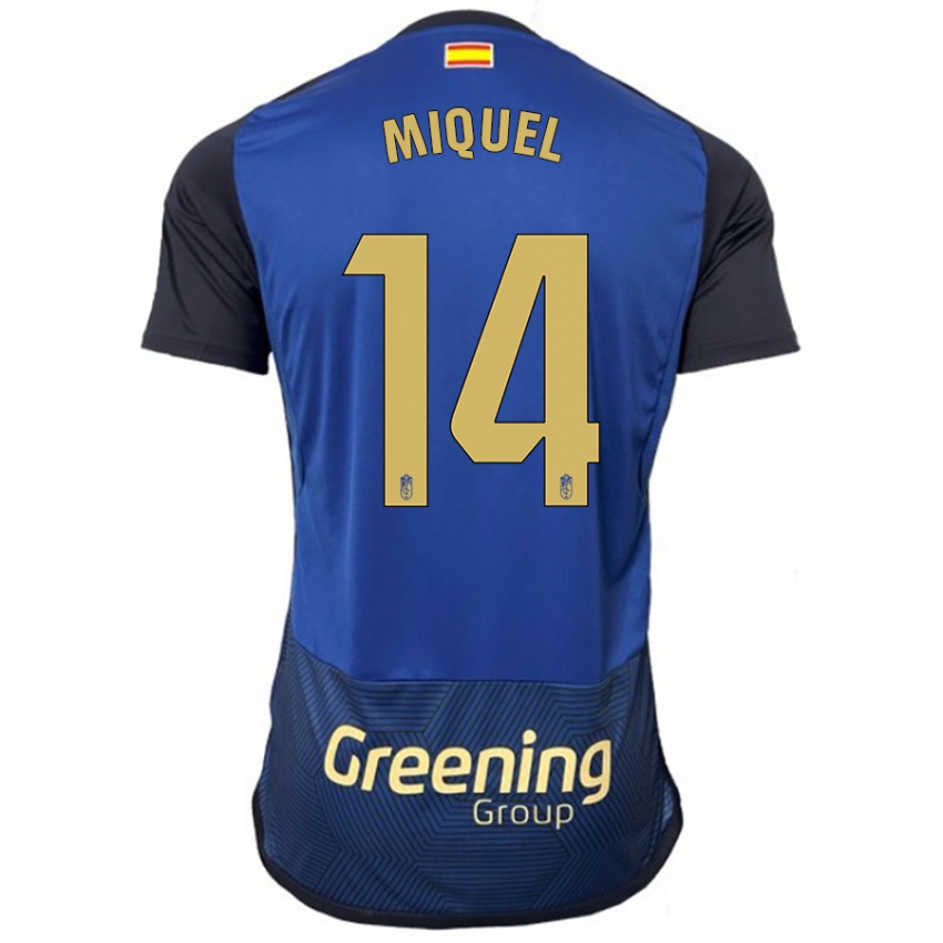 Bambino Maglia Ignasi Miquel #14 Marina Militare Kit Gara Away 2023/24 Maglietta