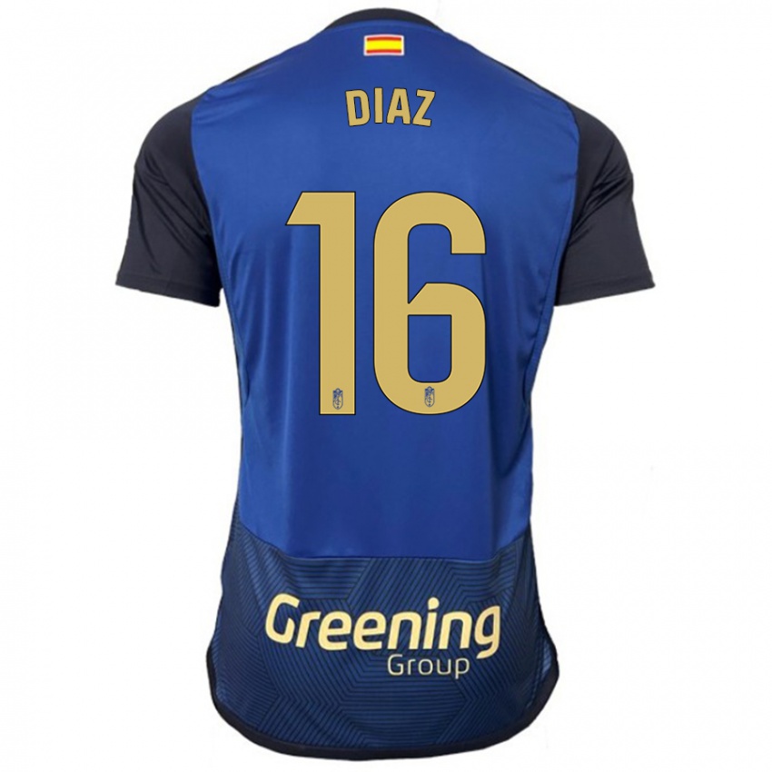 Bambino Maglia Víctor Díaz #16 Marina Militare Kit Gara Away 2023/24 Maglietta