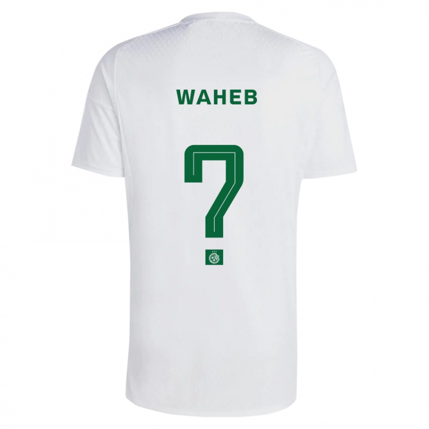 Bambino Maglia Adir Waheb #0 Verde Blu Kit Gara Away 2023/24 Maglietta