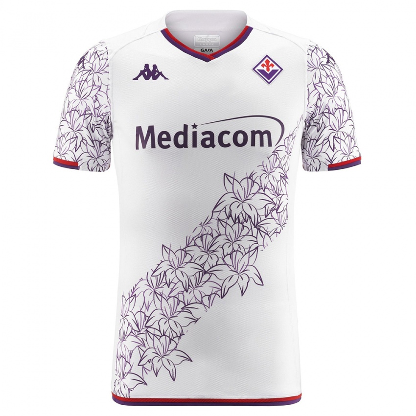 Bambino Maglia Yuri Palazzesi #0 Bianco Kit Gara Away 2023/24 Maglietta