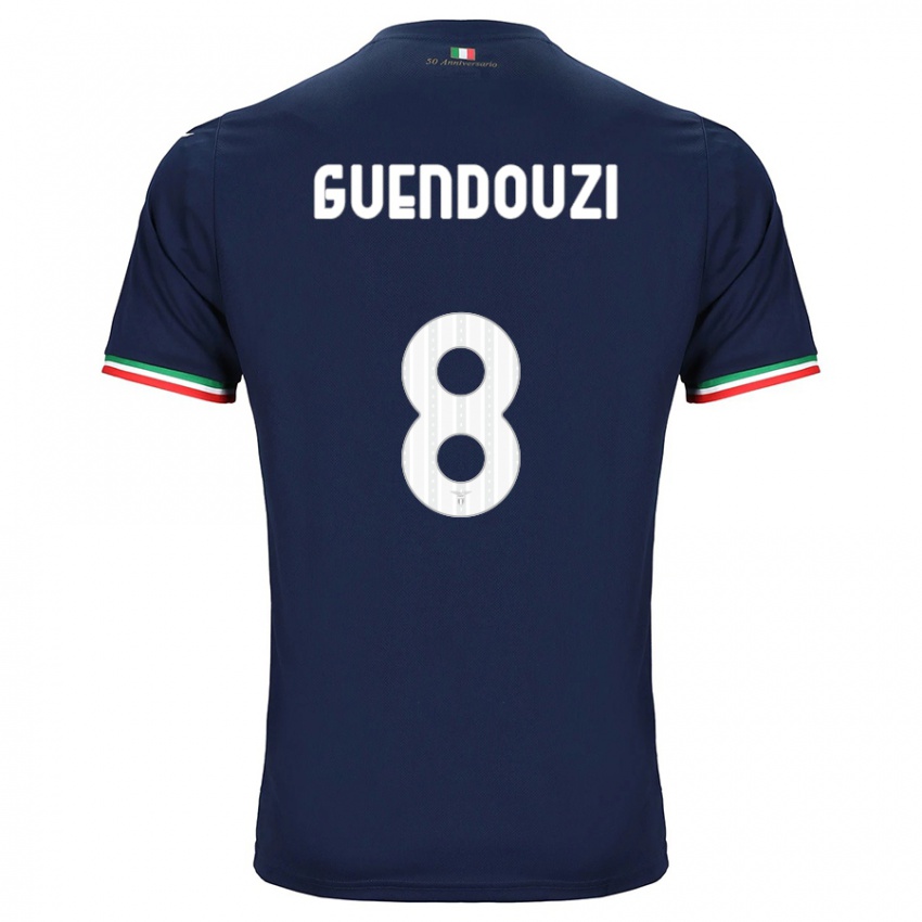 Bambino Maglia Matteo Guendouzi #8 Marina Militare Kit Gara Away 2023/24 Maglietta