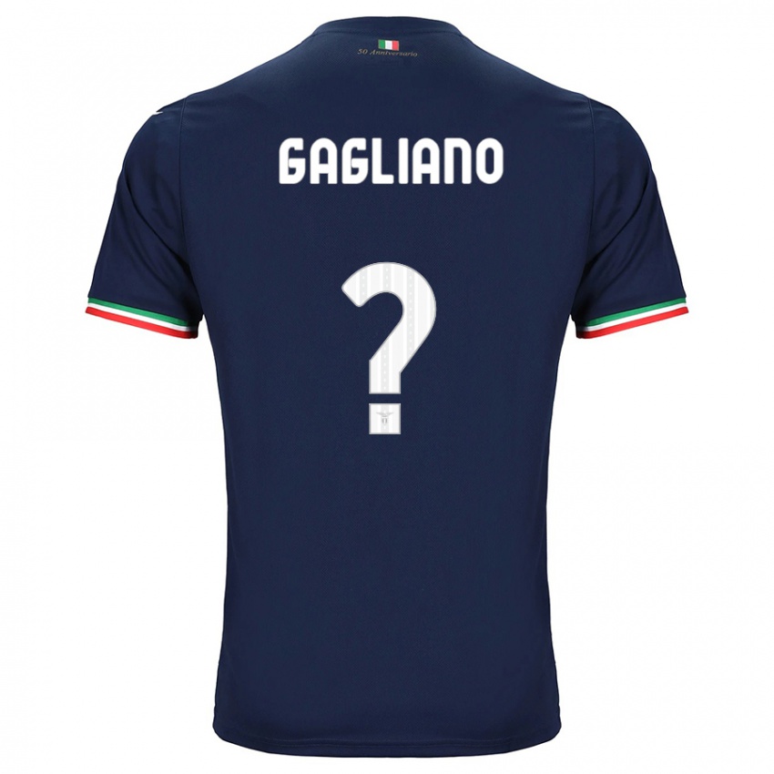 Bambino Maglia Mattia Gagliano #0 Marina Militare Kit Gara Away 2023/24 Maglietta