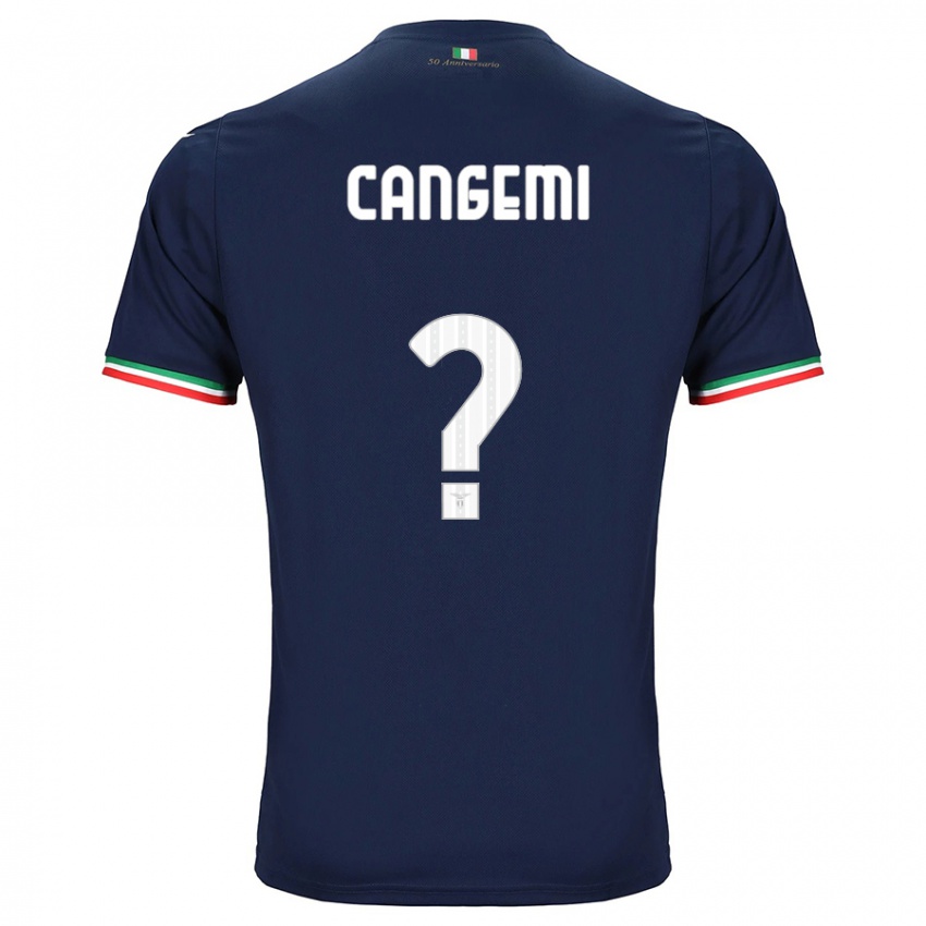 Bambino Maglia Emanuele Cangemi #0 Marina Militare Kit Gara Away 2023/24 Maglietta