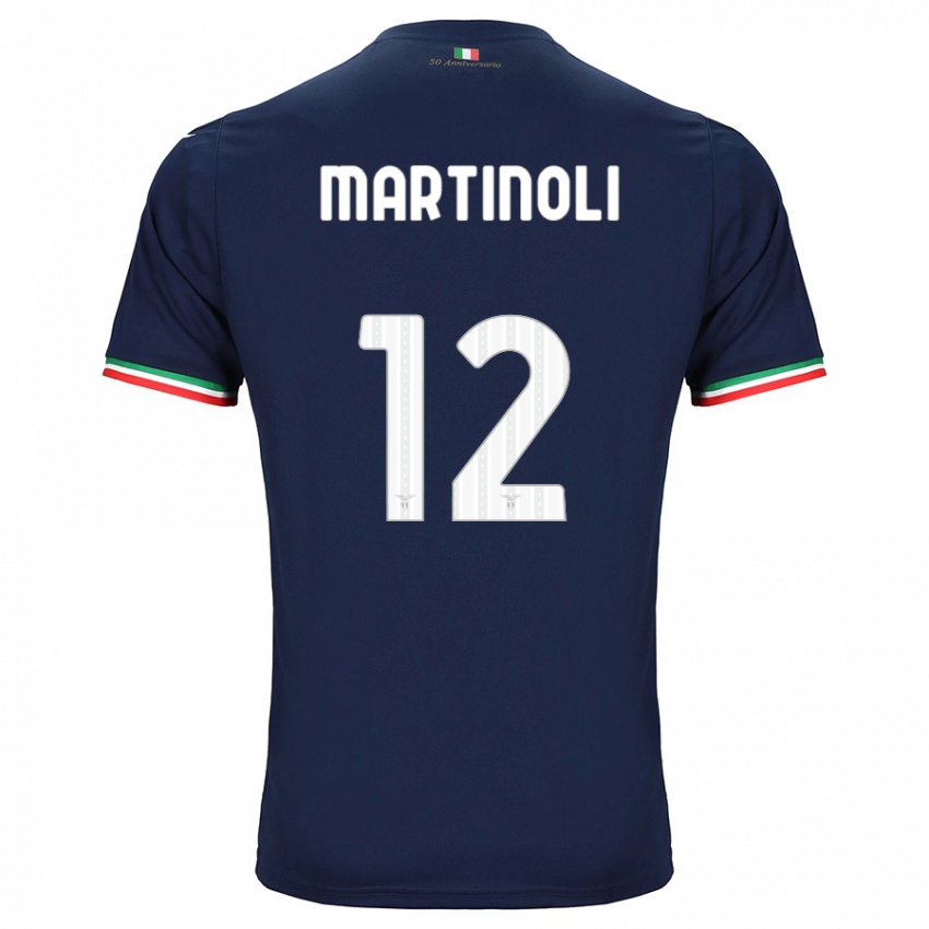 Bambino Maglia Elettra Martinoli #12 Marina Militare Kit Gara Away 2023/24 Maglietta