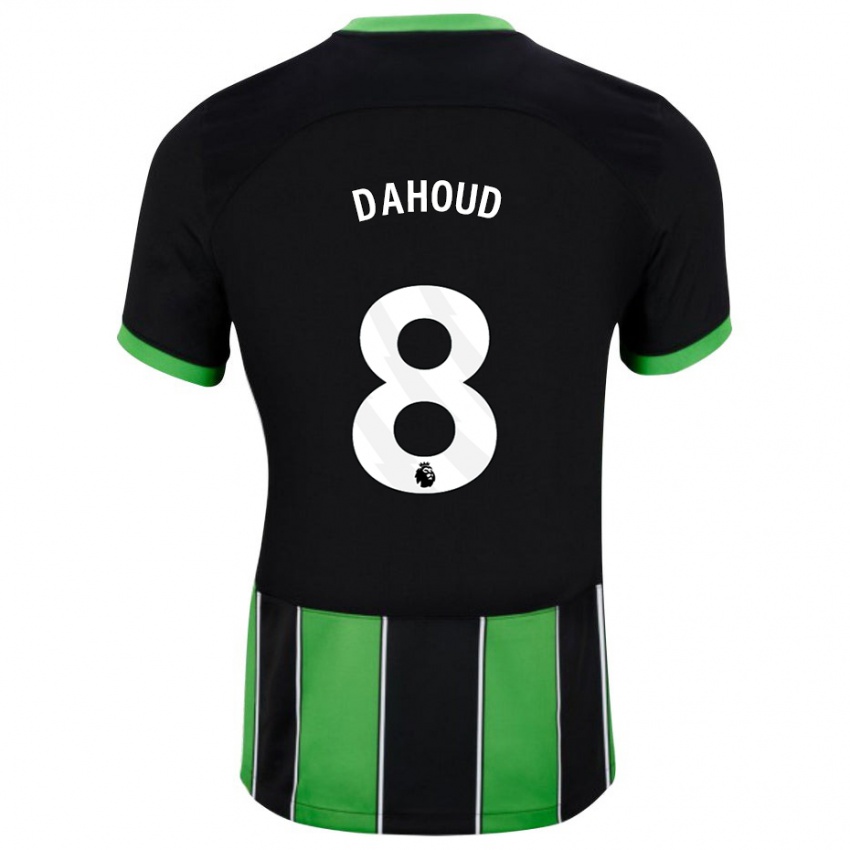 Bambino Maglia Mahmoud Dahoud #8 Nero Verde Kit Gara Away 2023/24 Maglietta