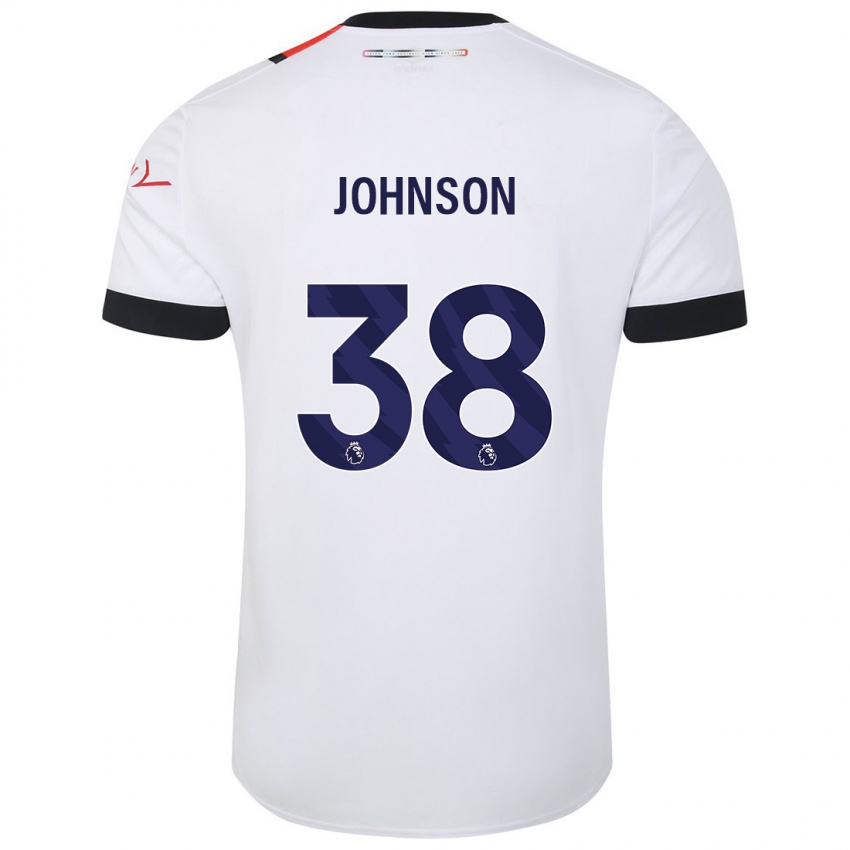 Bambino Maglia Joe Johnson #38 Bianco Kit Gara Away 2023/24 Maglietta