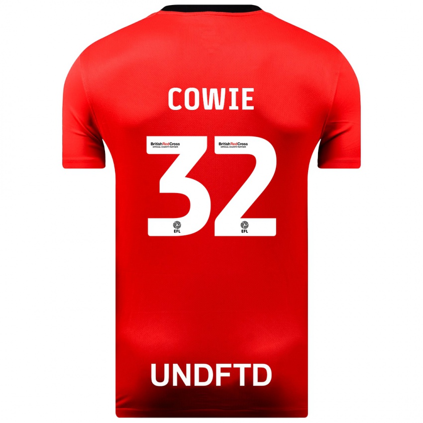 Bambino Maglia Abbie Cowie #32 Rosso Kit Gara Away 2023/24 Maglietta