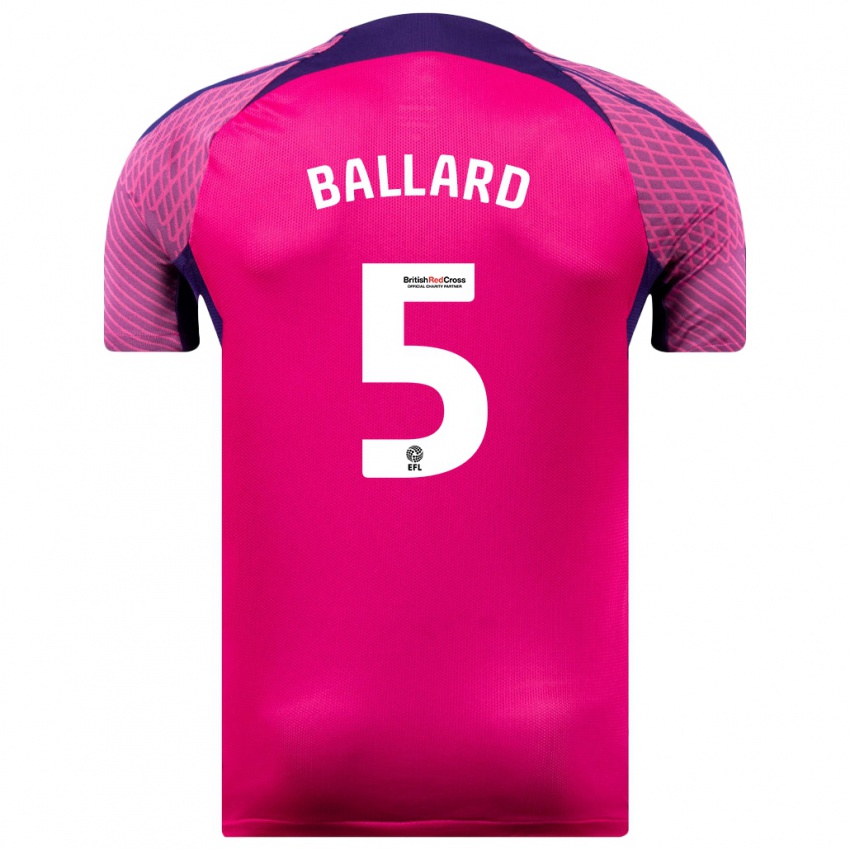 Bambino Maglia Daniel Ballard #5 Porpora Kit Gara Away 2023/24 Maglietta