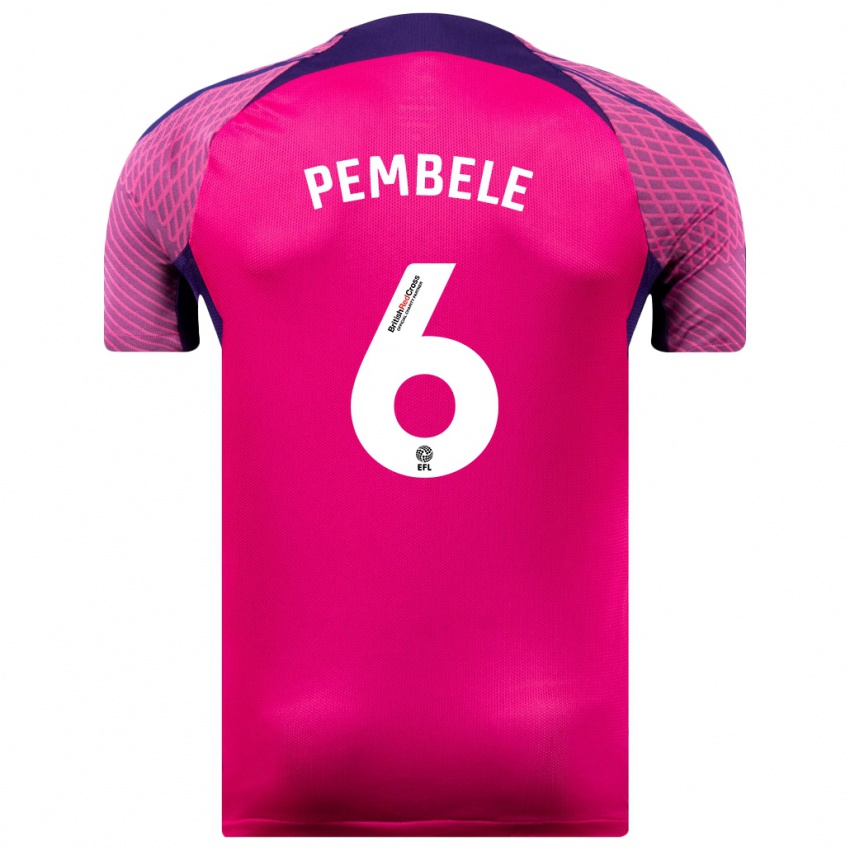 Bambino Maglia Timothée Pembélé #6 Porpora Kit Gara Away 2023/24 Maglietta