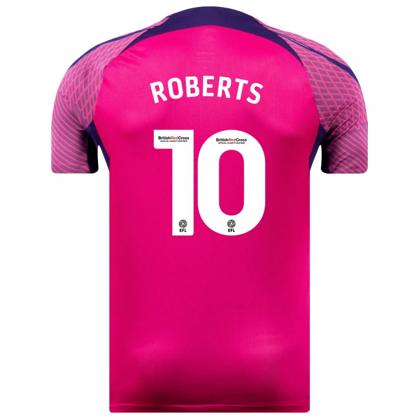 Bambino Maglia Patrick Roberts #10 Porpora Kit Gara Away 2023/24 Maglietta