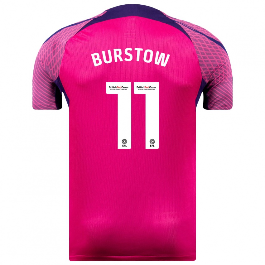 Bambino Maglia Mason Burstow #11 Porpora Kit Gara Away 2023/24 Maglietta