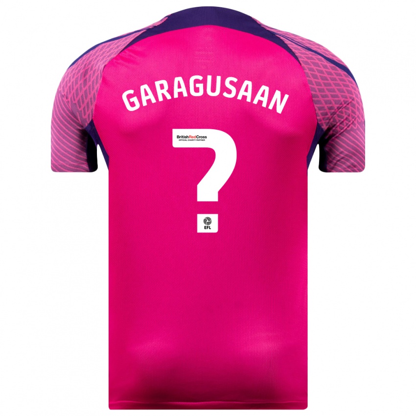 Bambino Maglia Fin Garagusaan #0 Porpora Kit Gara Away 2023/24 Maglietta