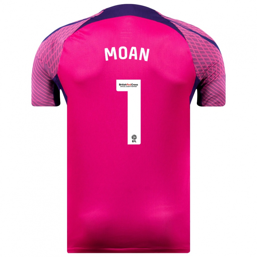 Bambino Maglia Claudia Moan #1 Porpora Kit Gara Away 2023/24 Maglietta