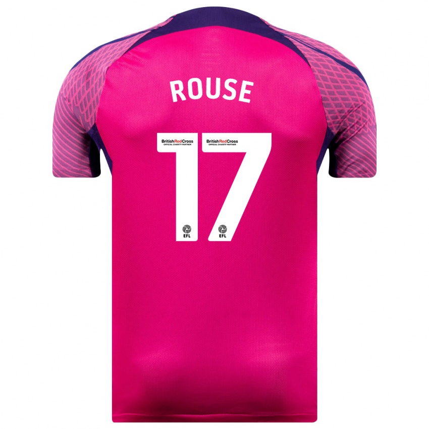 Bambino Maglia Mollie Rouse #17 Porpora Kit Gara Away 2023/24 Maglietta