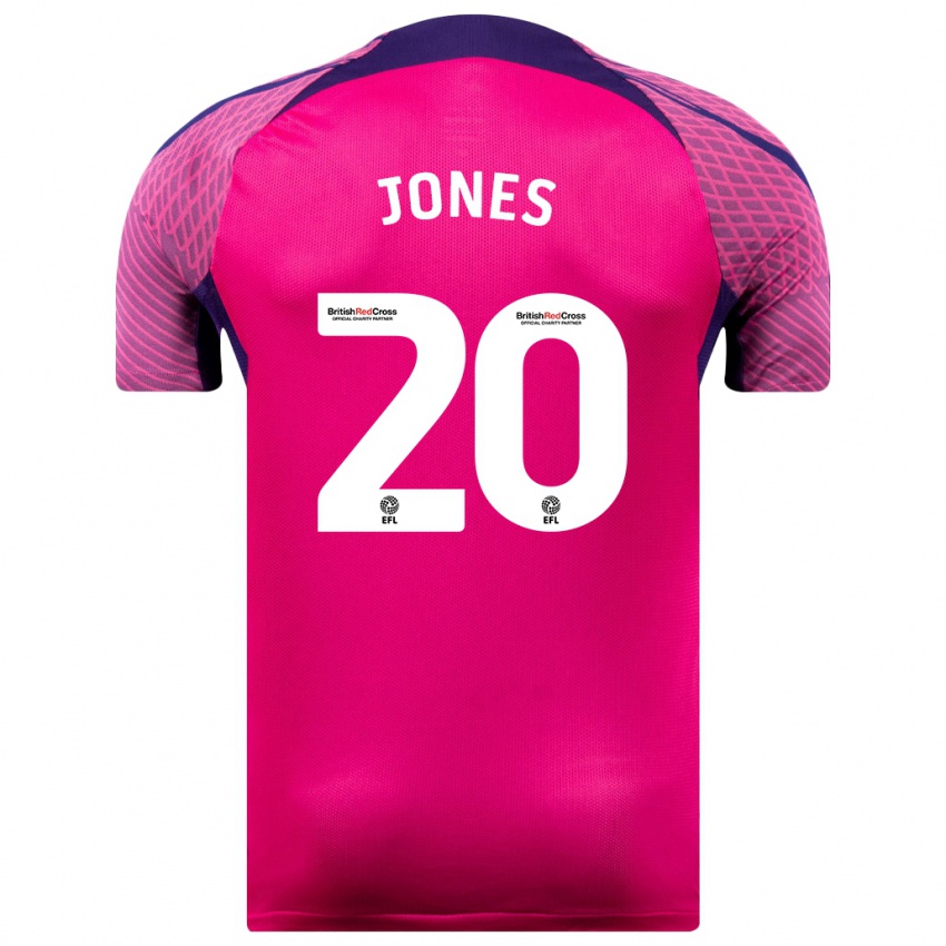 Bambino Maglia Ellen Jones #20 Porpora Kit Gara Away 2023/24 Maglietta