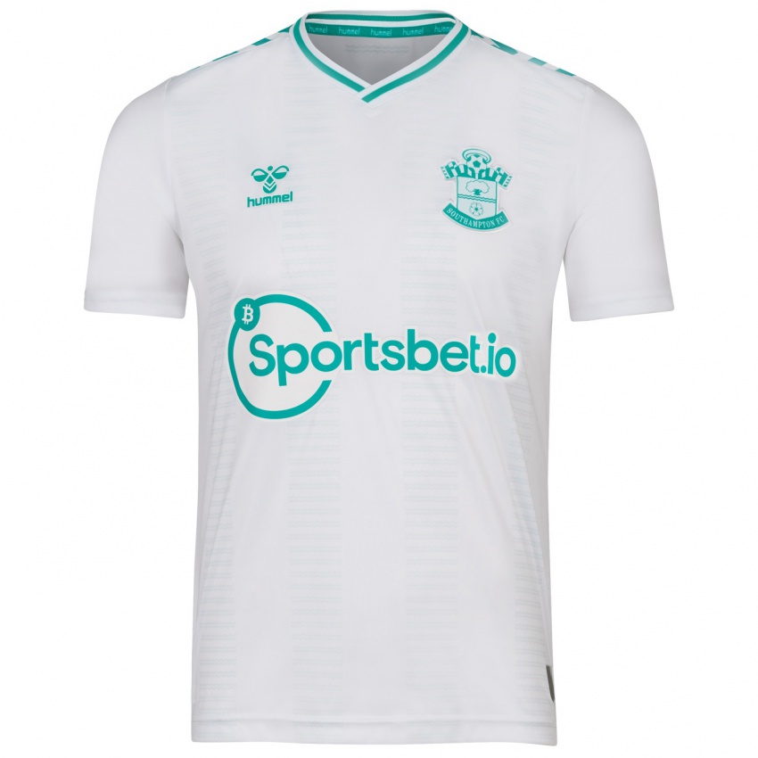 Bambino Maglia Zach Awe #0 Bianco Kit Gara Away 2023/24 Maglietta