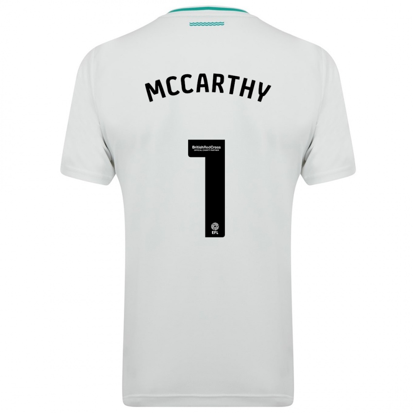 Bambino Maglia Alex Mccarthy #1 Bianco Kit Gara Away 2023/24 Maglietta