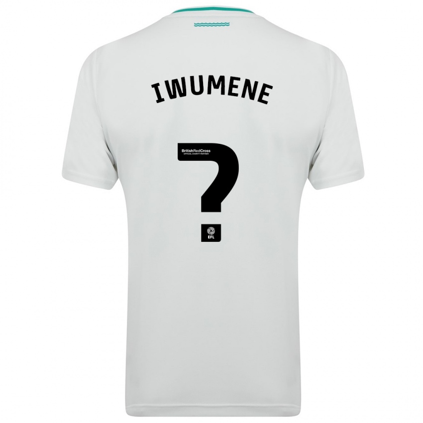 Bambino Maglia Alex Stepien-Iwumene #0 Bianco Kit Gara Away 2023/24 Maglietta