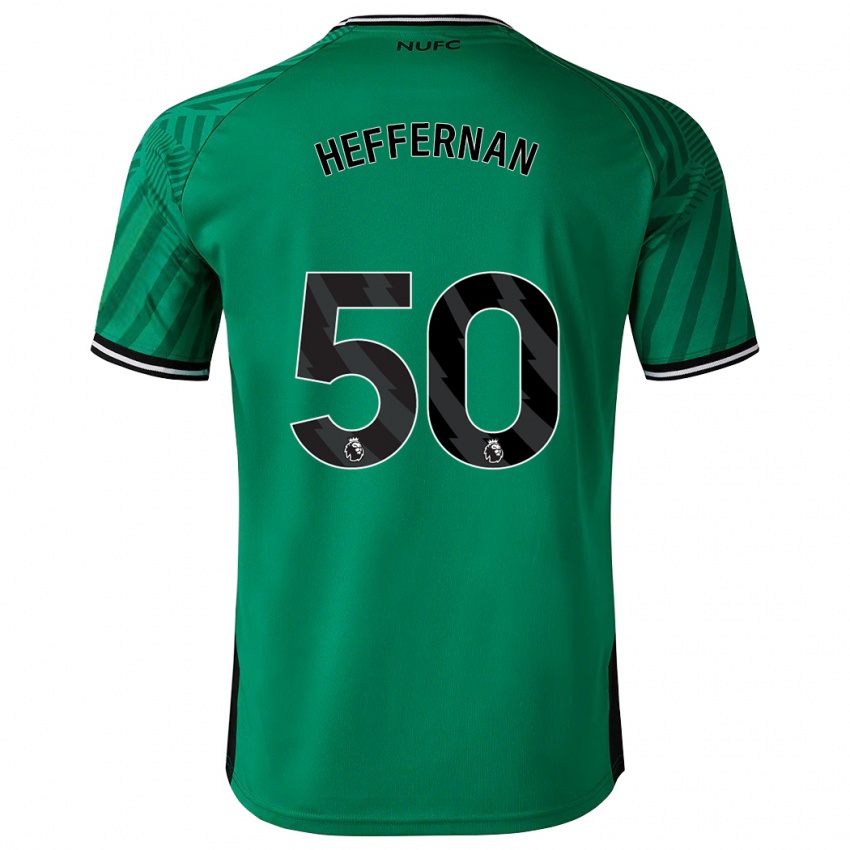 Bambino Maglia Cathal Heffernan #50 Verde Kit Gara Away 2023/24 Maglietta