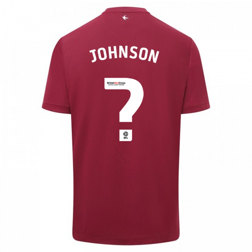 Bambino Maglia Finlay Johnson #0 Rosso Kit Gara Away 2023/24 Maglietta