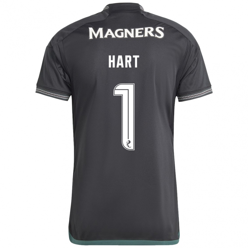 Bambino Maglia Joe Hart #1 Nero Kit Gara Away 2023/24 Maglietta