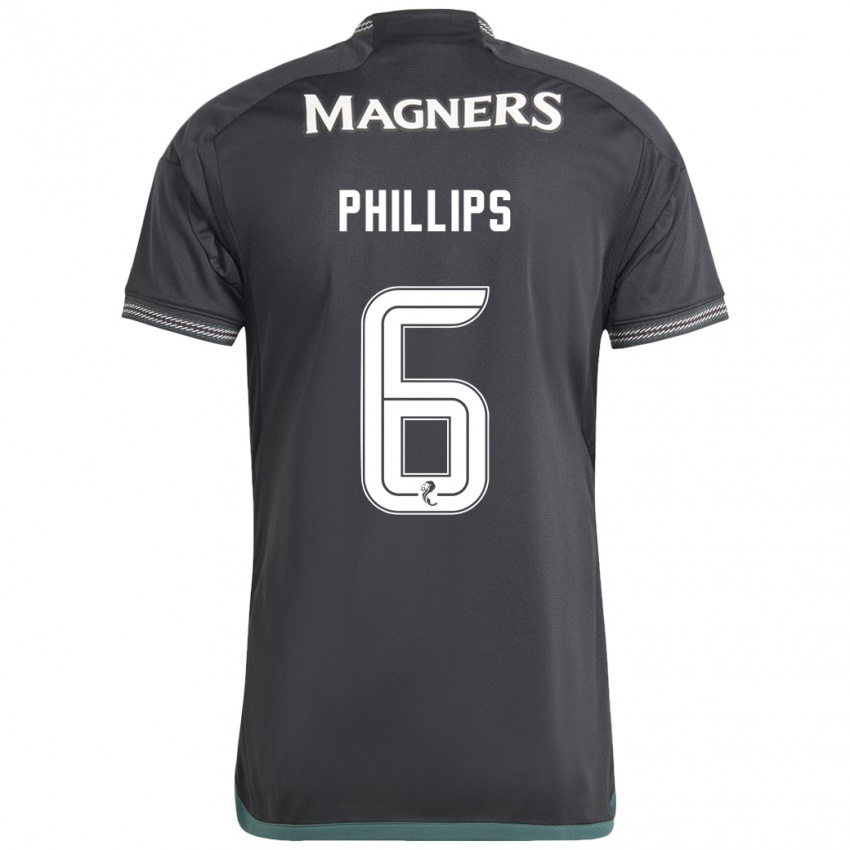 Bambino Maglia Nathaniel Phillips #6 Nero Kit Gara Away 2023/24 Maglietta