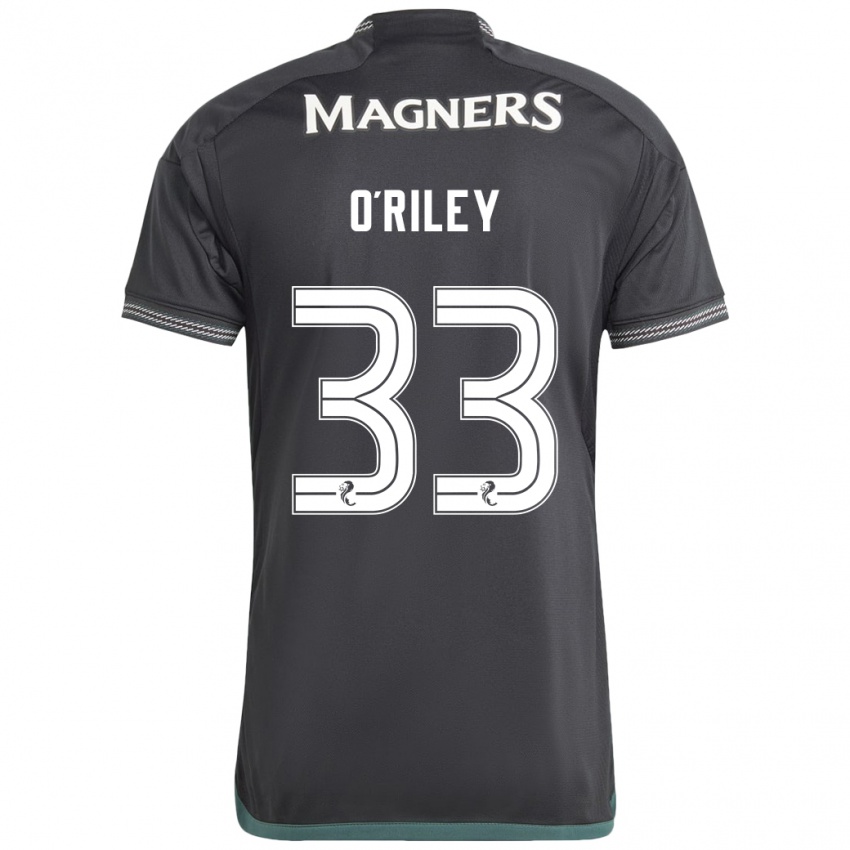 Bambino Maglia Matt O'riley #33 Nero Kit Gara Away 2023/24 Maglietta