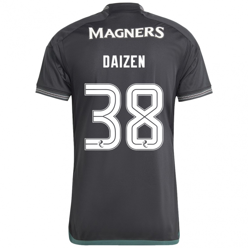 Bambino Maglia Daizen Maeda #38 Nero Kit Gara Away 2023/24 Maglietta