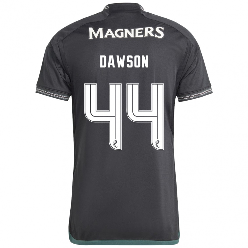 Bambino Maglia Joey Dawson #44 Nero Kit Gara Away 2023/24 Maglietta